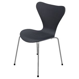 Series 7 Chair - Lacquered by Fritz Hansen (Black) - OPEN BOX RETURN