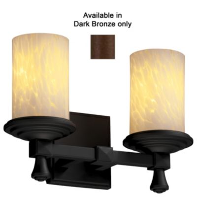 Fusion Deco Bath Bar by Justice Design (Bronze) - OPEN BOX RETURN