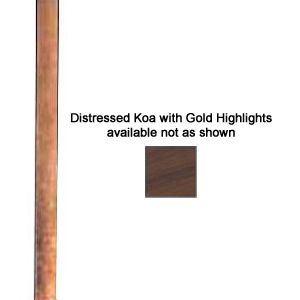 Downrod 3/4 (Distressed Koa/36 inch) - OPEN BOX RETURN