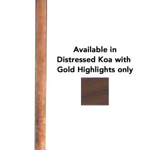 Downrod 3/4 by Minka Aire (Distressed Koa/18 inch) - OPEN BOX RETURN