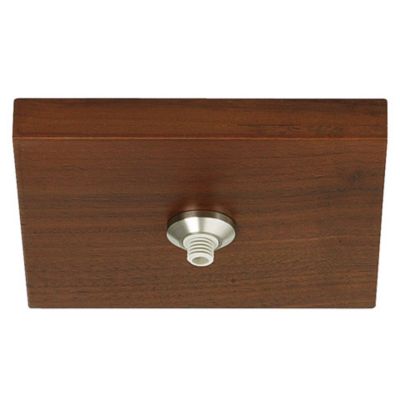 FreeJack 4-Inch Square Wood Canopy by Tech Lighting