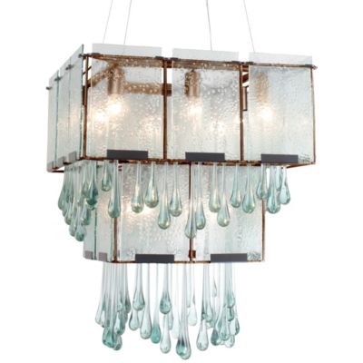 Rain 2-Tier Chandelier by Varaluz