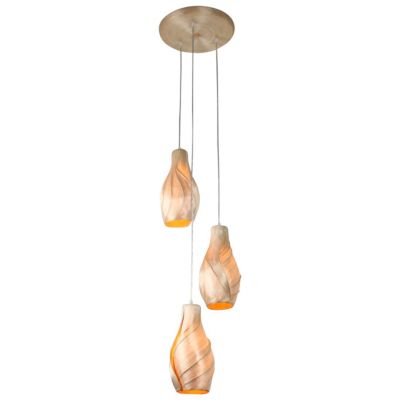 Sarong 3-Light Pendant by Varaluz