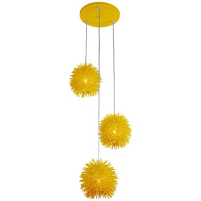 Urchin Cluster Pendant by Varaluz