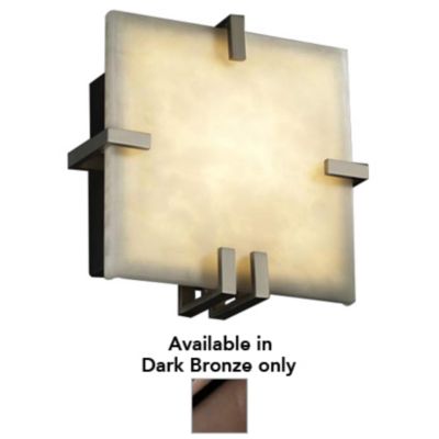 Clouds Clips Square Wall Sconce by Justice Design - OPEN BOX RETURN