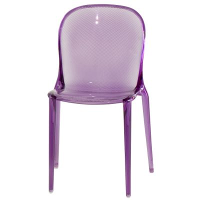 Thayla Chair by Kartell (Transparent Purple) - OPEN BOX RETURN
