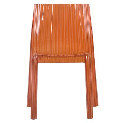 Frilly Chair by Kartell (Transparent Orange) - OPEN BOX RETURN