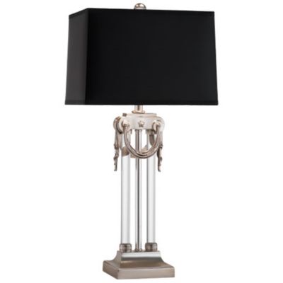 Josephine Table Lamp by Mary McDonald (Black/Silver) - OPEN BOX RETURN