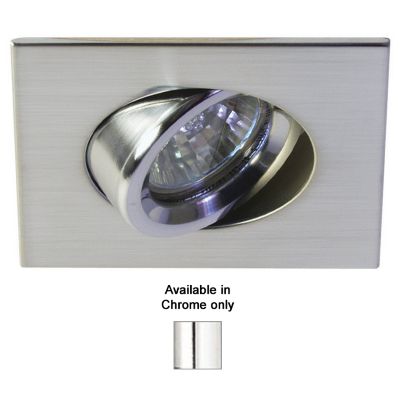 T3125 Square Adjustable Trim by Contrast Lighting (Chrome) - OPEN BOX RETURN
