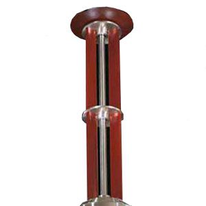 Flyte Fan - Downlink Kit by Minka Aire (Nickel and Mahogany) - OPEN BOX RETURN