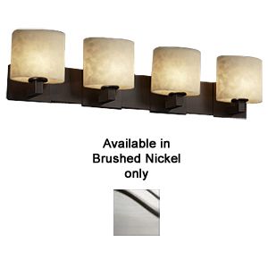 Clouds Modular Bathbar by Justice Design (Brushed Nickel) - OPEN BOX RETURN