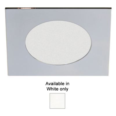 S2100 Shower, Square Trim by Contrast Lighting (White) - OPEN BOX RETURN