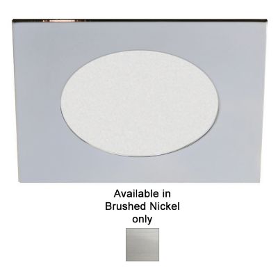 S2100 Shower, Square Trim by Contrast Lighting (Brushed Nickel) - OPEN BOX RETURN
