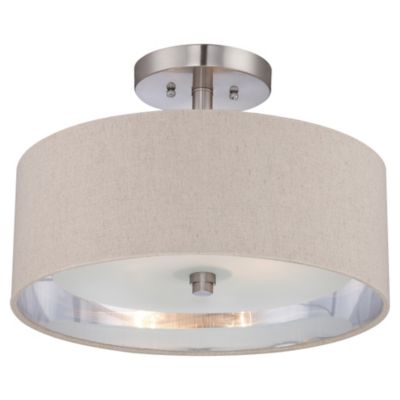 Metro Semi-Flushmount by Quoizel