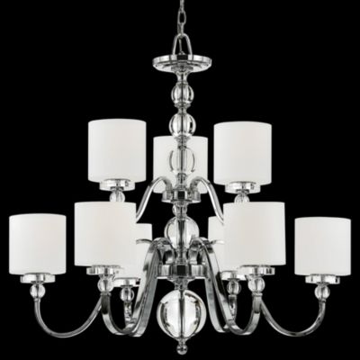 Downtown Two Tier Chandelier by Quoizel