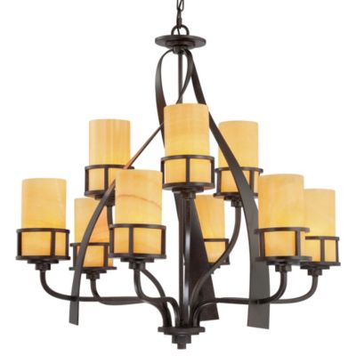 Kyle Two Tier Chandelier by Quoizel