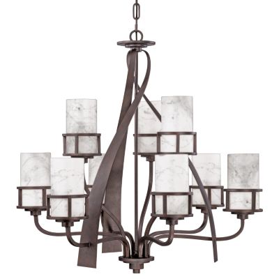 Kyle KY5009IN Two Tier Chandelier by Quoizel