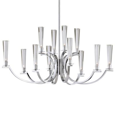 Cromo Oval Chandelier by Eurofase