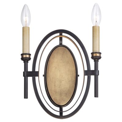 Infinity Two Light Wall Sconce by Eurofase