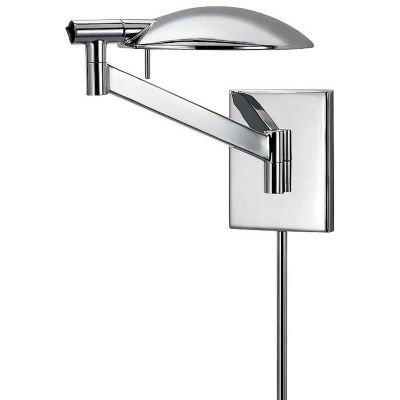 Perch Pharmacy Swingarm Wall Sconce by Sonneman (Chrome) - OPEN BOX RETURN