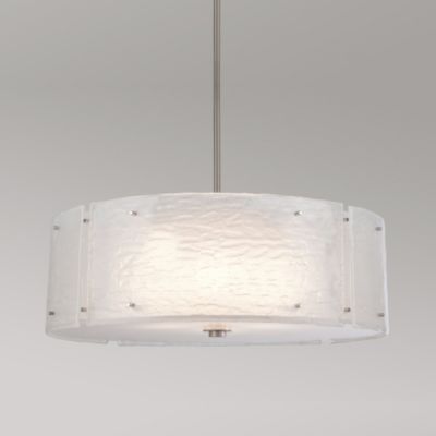 Granite Drum Chandelier by Lightspann Studio