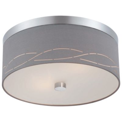 Silver Laser Flushmount by Forecast Lighting