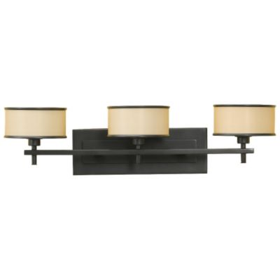 Casual Luxury Bath Bar by Murray Feiss (Bronze/Bronze/3 Lights) - OPEN BOX RETURN