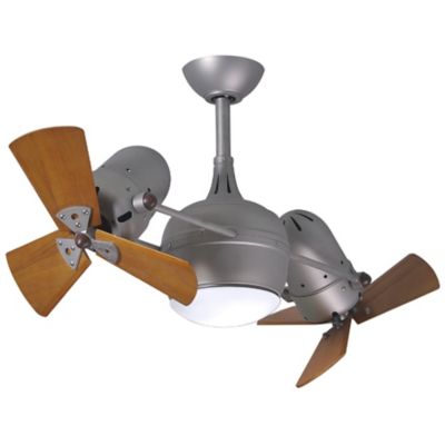 Dagny Dual Rotational Ceiling Fan with Light Kit by Atlas Fan Company