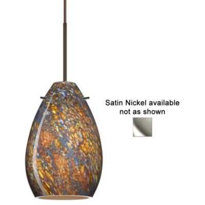 Pera 6 Pendant by Besa Lighting (Ceylon/Satin Nickel) - OPEN BOX RETURN