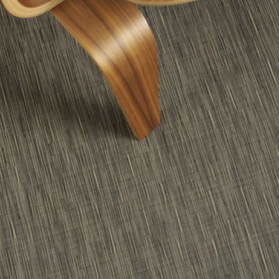 Bamboo Plynyl Floor Mat by Chilewich (35 in.x48 in./Charcoal) - OPEN BOX RETURN
