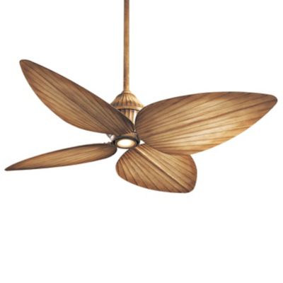 Gauguin Indoor/Outdoor Ceiling Fan with Light by Minka Aire (Beige) - OPEN BOX RETURN