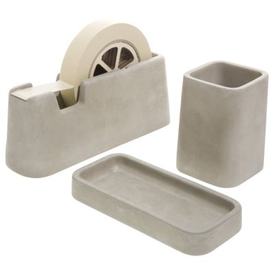 Concrete Desk Set by Magnus Pettersen for Areaware