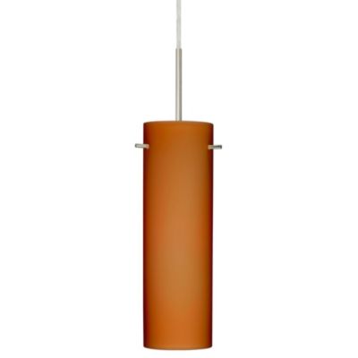 Copa Mini Pendant by Besa Lighting (Amber Matte) - OPEN BOX RETURN