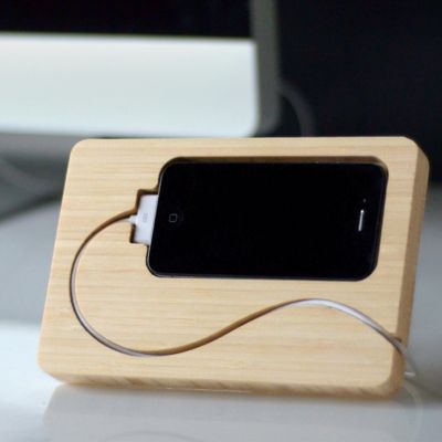 Chisel iPhone 4 Dock by iSkelter