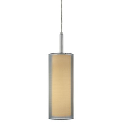Puri Cylinder Pendant by Sonneman (Satin Nickel) - OPEN BOX RETURN