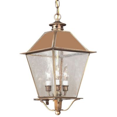 Montgomery Outdoor Pendant with Metal Top by Troy Lighting - OPEN BOX RETURN