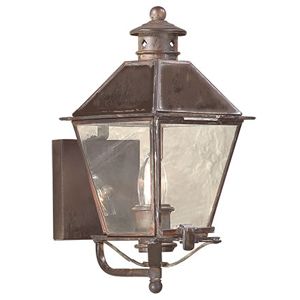 Montgomery Outdoor Wall Sconce with Metal Top by Troy Lighting - OPEN BOX RETURN