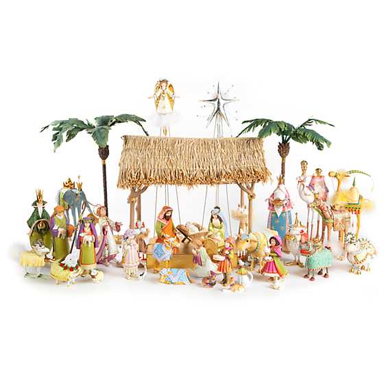 Patience Brewster Nativity Manger Ram Figure image five