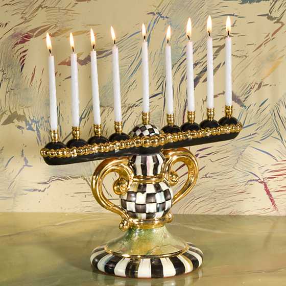 Courtly Check Menorah image two
