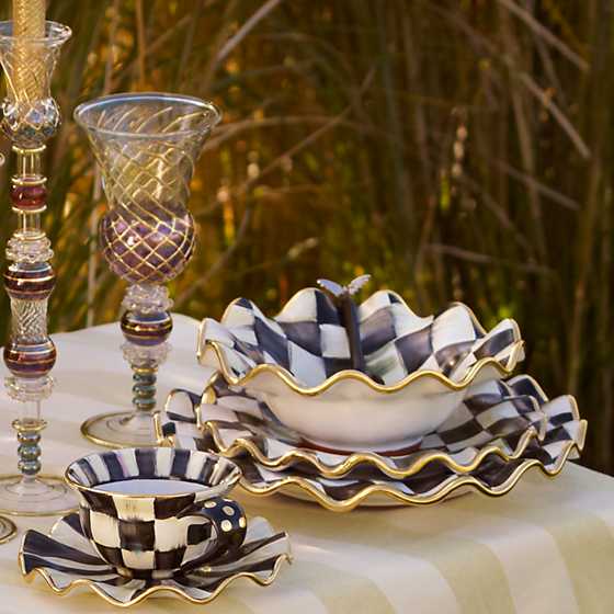 Courtly Check Fluted Breakfast Bowl image three