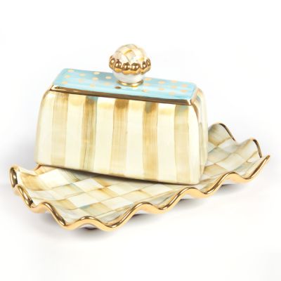 MacKenzieChilds Parchment Check Butterhouse