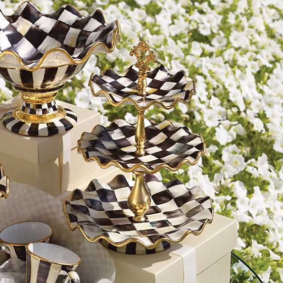 Courtly Check Three Tier Sweet Stand image five