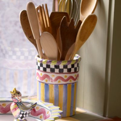 MacKenzieChilds Piccadilly Utensil Holder