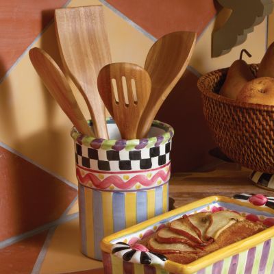 MacKenzieChilds Piccadilly Utensil Holder