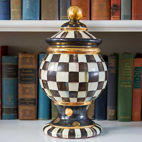 Courtly Check Globe Canister image three