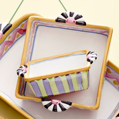MacKenzieChilds Piccadilly 8" Square Baking Dish