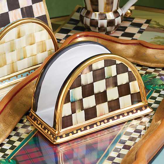 Courtly Check Napkin Holder image five