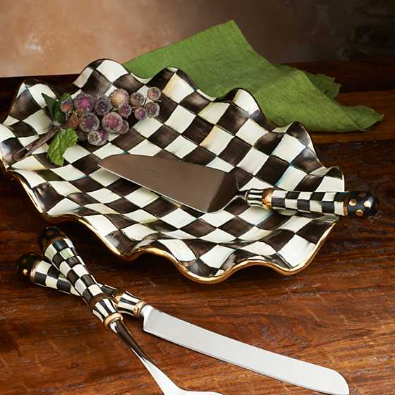 Courtly Check Serving Platter image two