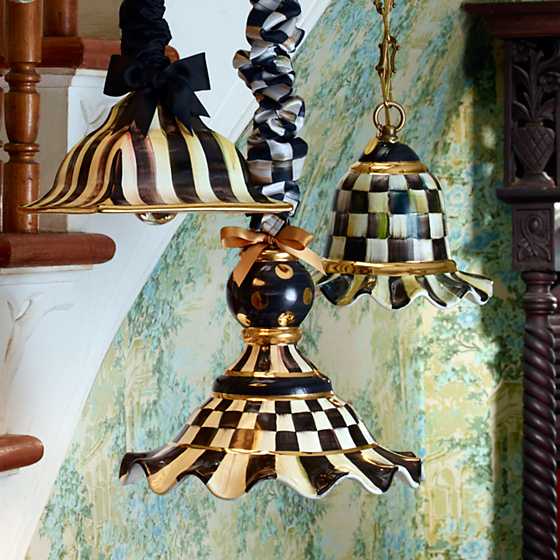 Courtly Check Pendant Lamp - Small image four
