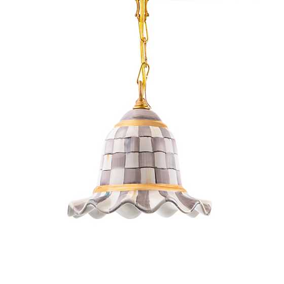 Sterling Check Pendant Lamp - Small image two